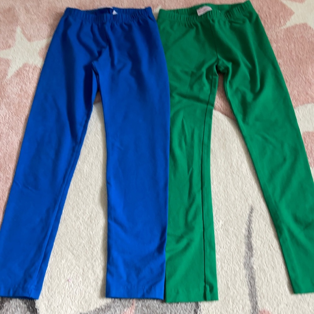 BNWOT Hanna Andersson- 2 pairs leggings- size 10/140cm